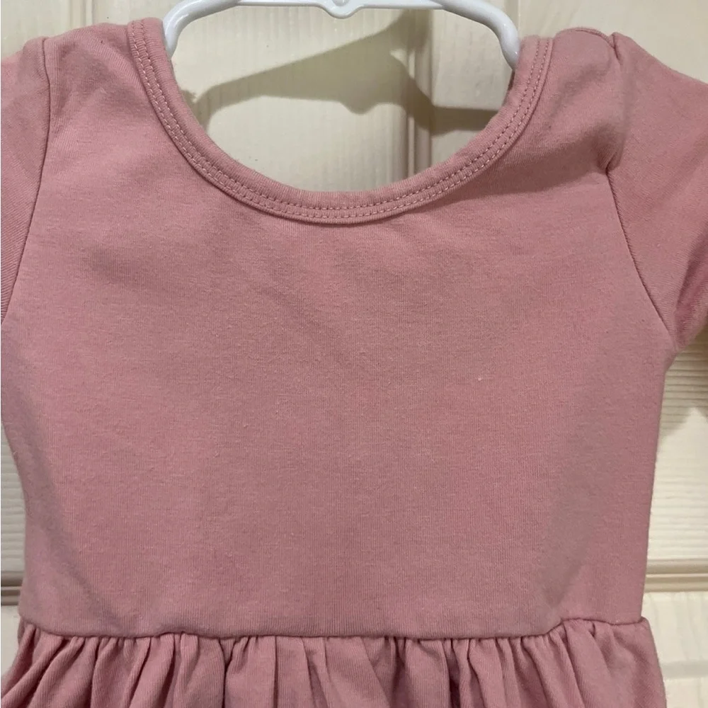 GIRLHOOD Long Sleeve Girls Charm Twirl Pocket Dress Pink Size 2